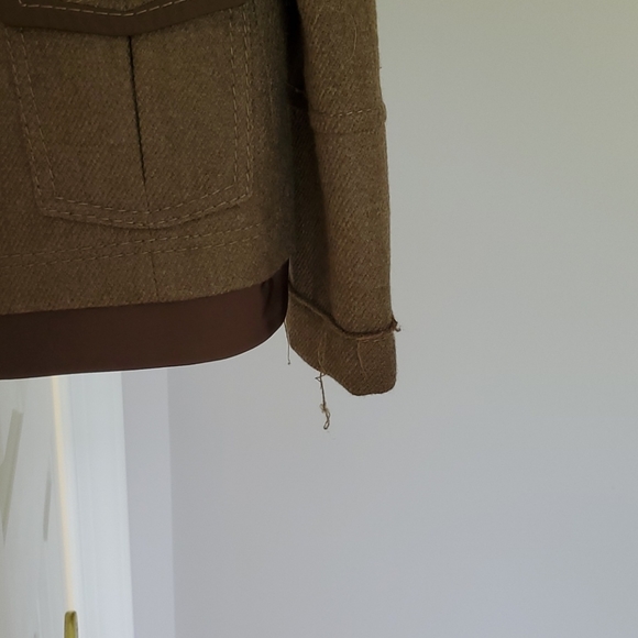 Bcbg military style jacket size xs color olive - Picture 4 of 6